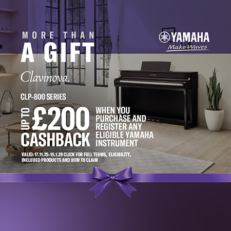 Yamaha More Than A Gift Cashback promotion