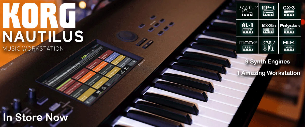 Korg Nautilus try it for yourself at Keysound