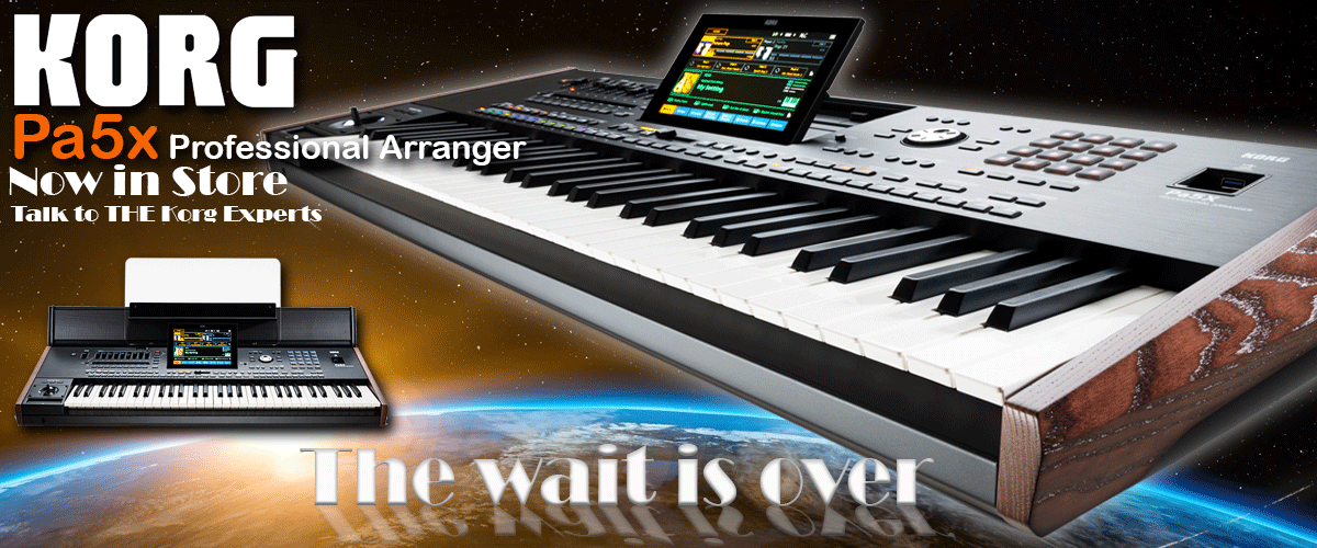 Reserve you space to the Korg PA5X at our Launch weekend