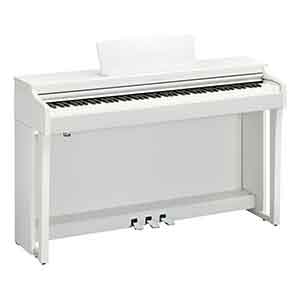 Yamaha CLP625 Digital Piano in White  title=