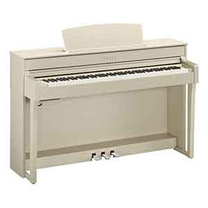 Yamaha CLP645 Digital Piano in White Ash