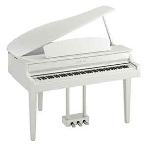 Yamaha CLP665GP Digital Piano in Polished White