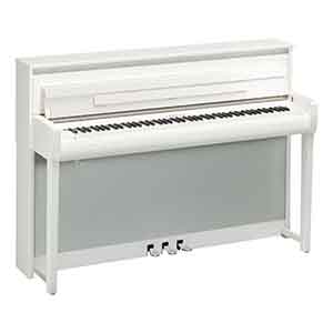 Yamaha CLP685 Digital Piano in Polished White