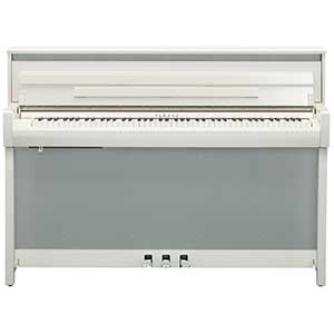 Yamaha CLP785 Digital Piano in Polished White  title=