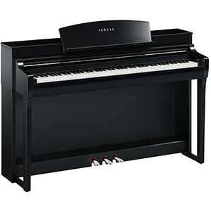 Yamaha CSP255 Digital Piano in Polished Ebony  title=