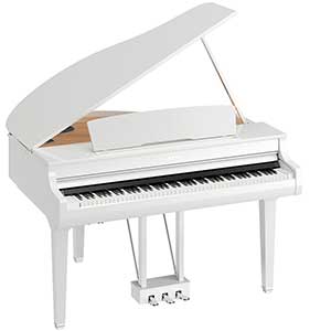Yamaha CSP295GP Digital Piano in Polished White  title=