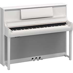 Yamaha CSP295 Digital Piano in Polished White  title=