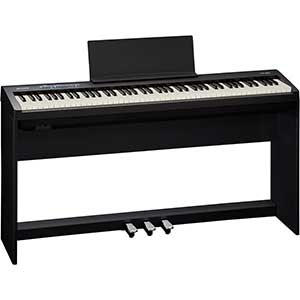 Roland FP30 Digital Piano Includes Stand and Pedal Unit in Black  title=