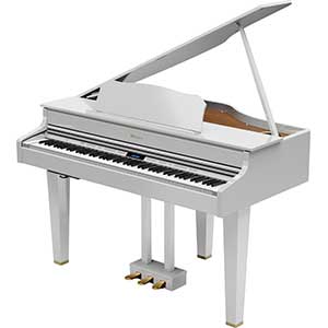 Roland Ex-Demo GP607 Digital Piano in Polished White  title=