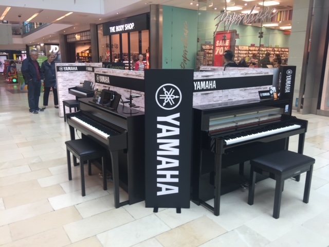 Keysound and Yamaha at the Highcross in Leicester
