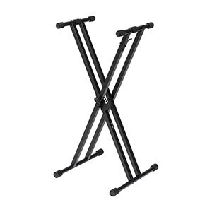 Stagg KXSQ5 Double Braced Keyboard Stand in Black