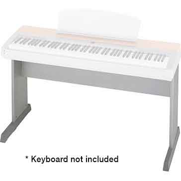 Yamaha L140 Stand for the Yamaha P155 Digital Pianos in Silver  title=