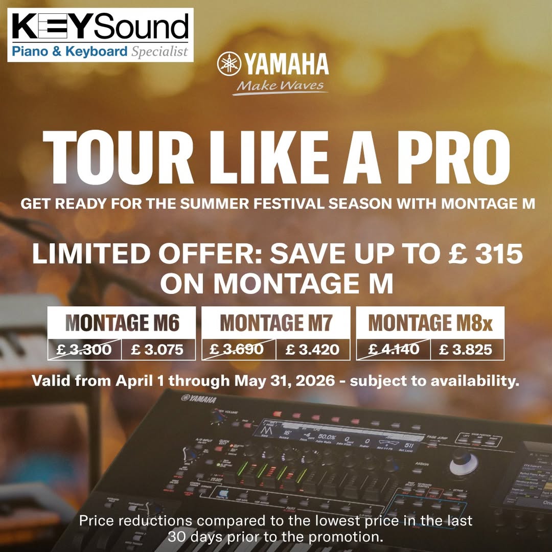 Save Up To £315 On A Yamaha Montage M