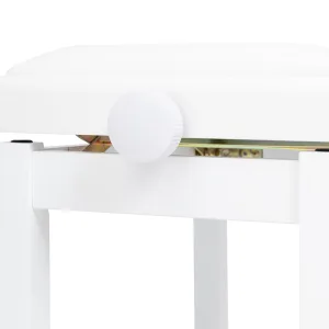 Thumbnail 2 of Stagg PBF39 WHM VWH Rise And Fall Bench With White Velvet Top