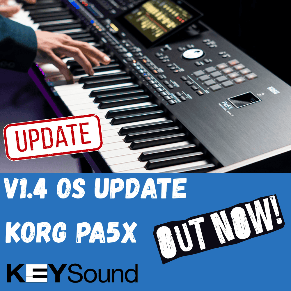KORG Pa5X OS v1.4 Update: Powerful New Features for 2025 Arranger Keyboards OUT NOW