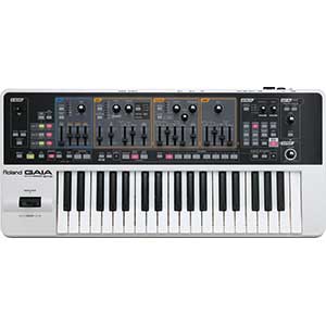Roland Gaia SH01 Synthesizer in White  title=