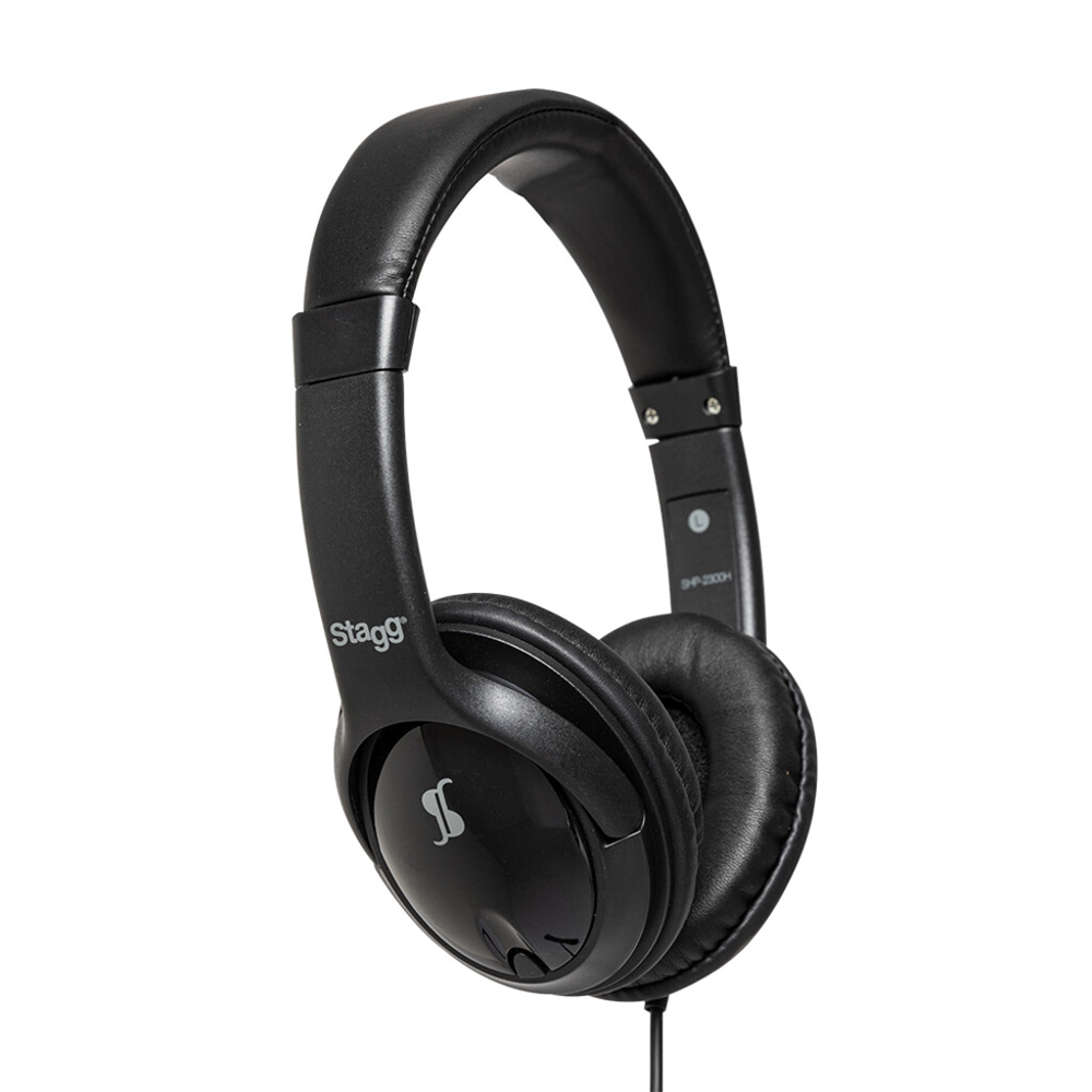  SHP-2300H General Purpose Stereo Headphones in Black