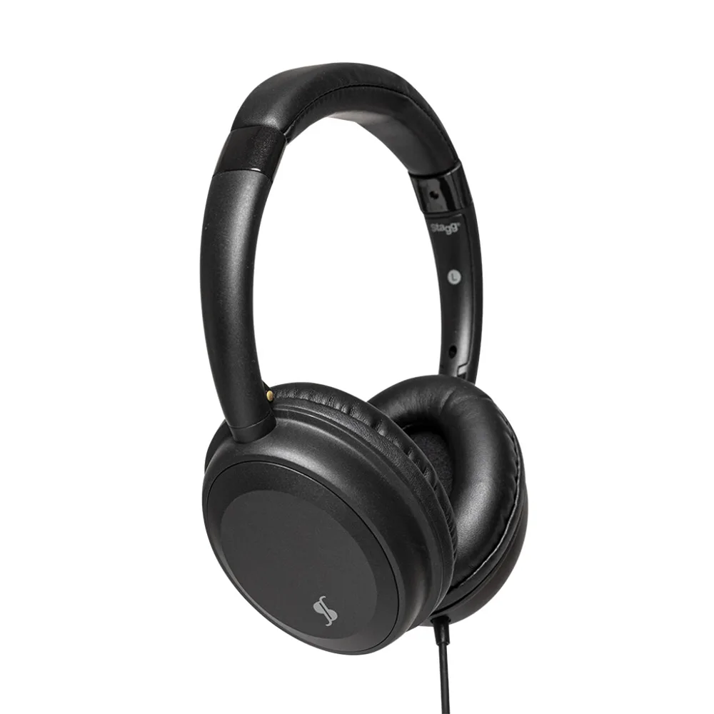 Stagg SHP-3000H Deluxe Closed Back Stereo Headphones in Black