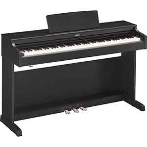 Yamaha YDP163 Digital Piano in Black Walnut  title=