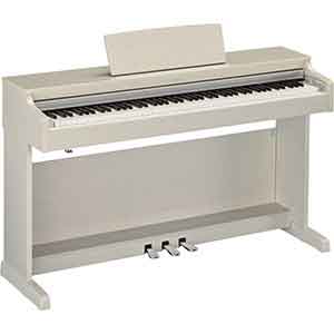 Yamaha YDP163 Digital Piano in White Ash  title=