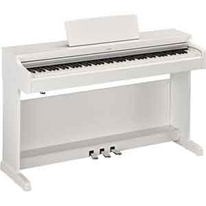 Yamaha YDP163 Digital Piano in White  title=