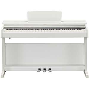Yamaha YDP165 Digital Piano in White  title=