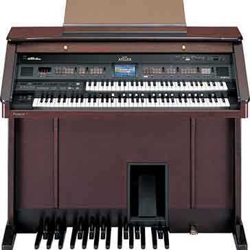 Roland AT80SL Atelier Organ in Dark Walnut  title=