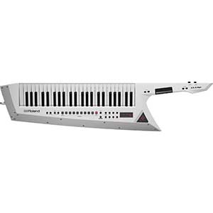 Roland Ax-Edge Synthesizer in White  title=