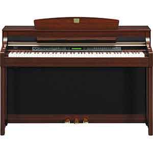 Yamaha CLP380 Digital Piano in Polished Mahogany  title=