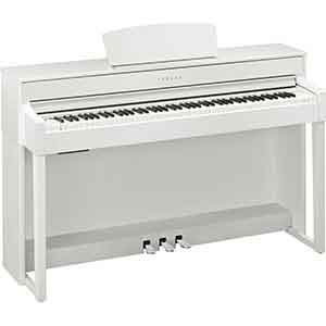Yamaha CLP535 Digital Piano in White  title=