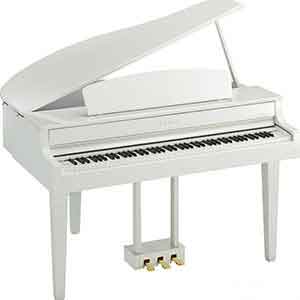 Yamaha CLP565GP Digital Piano in Polished White