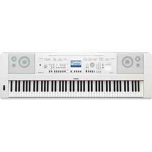 Yamaha DGX650 Digital Piano in White  title=