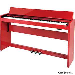 Roland F120R Digital Piano in Polished Red