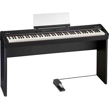 Roland FP4F Digital Piano includes KSC44 Stand in Black  title=