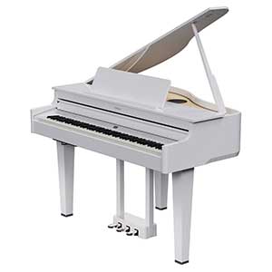 Roland GP6 Baby Grand Digital Piano in Polished White  title=