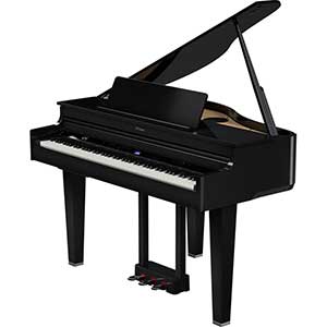 Roland GP6 Baby Grand Digital Piano in Polished Ebony  title=