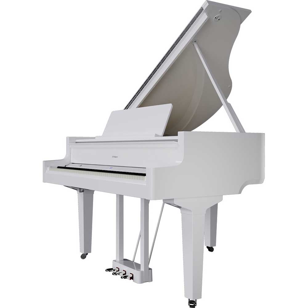Roland GP9 Grand Digital Piano in Polished White