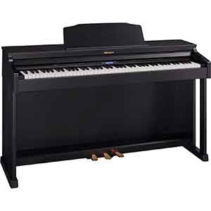 Roland HP601 Digital Piano in Contemporary Black  title=