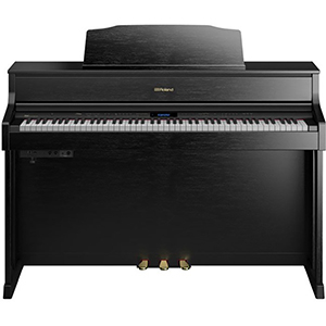 Roland HP605 Digital Piano in Contemporary Black