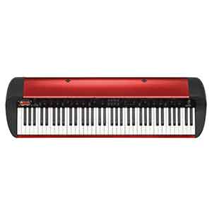 Korg SV1 73 Digital Piano in Metallic Red  title=