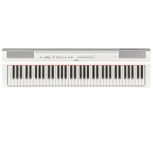 Yamaha P121 Digital Piano in White  title=