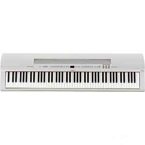 Yamaha P255 Digital Piano in White  title=