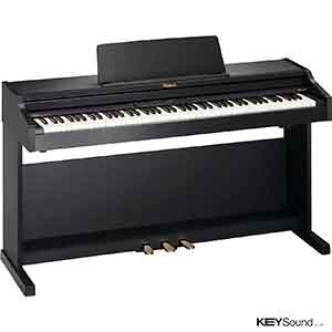 Roland RP301R Digital Piano in Satin Black  title=