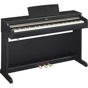 Yamaha YDP162 Digital Piano in Black Walnut  title=