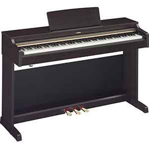 Yamaha YDP162 Digital Piano in Dark Rosewood  title=