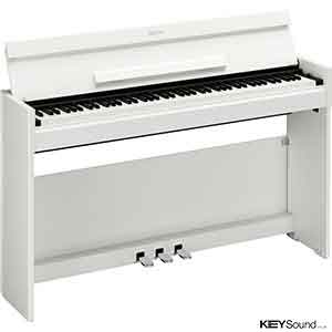 Yamaha YDPS51 Digital Piano in White  title=